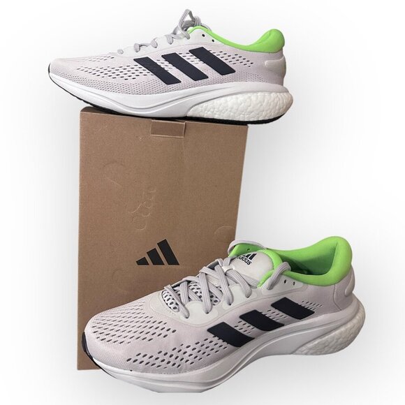 Adidas Supernova 2 M Running Shoes White Green Sneaker Style GW9093 Mens Size 10 - Picture 7 of 17